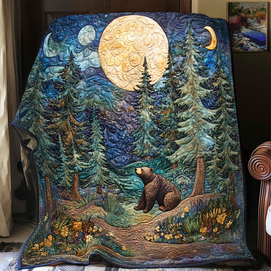 Bear In Forest WX2201005CL Quilt