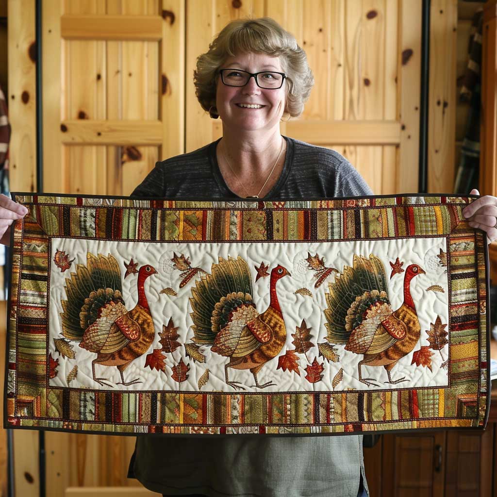 Turkey WJ1309048CL Quilted Table Runner