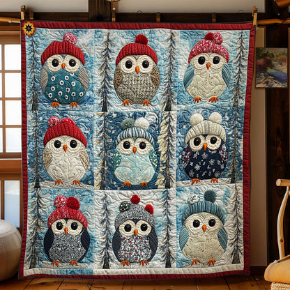 Winter Snow Owl WY1311030CL Quilt