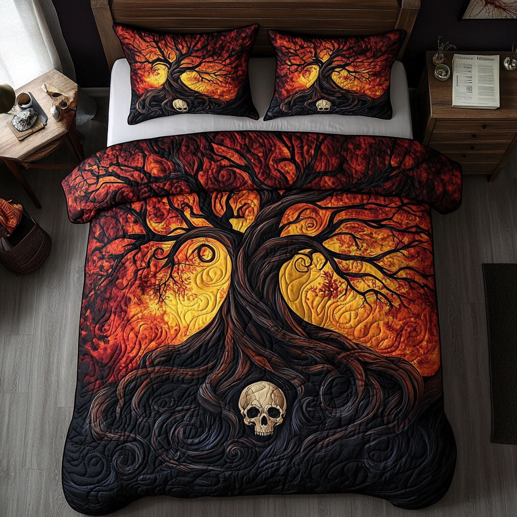 Mystic Tree In Sunset WY1302107CL Duvet Cover Set