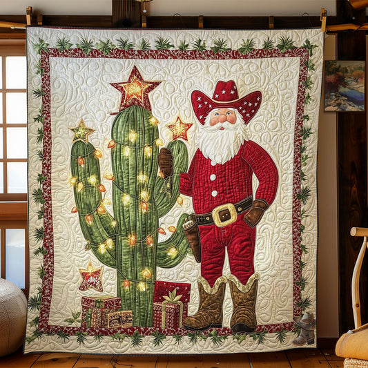 Southwest Santa Christmas WN2211053CL Quilt