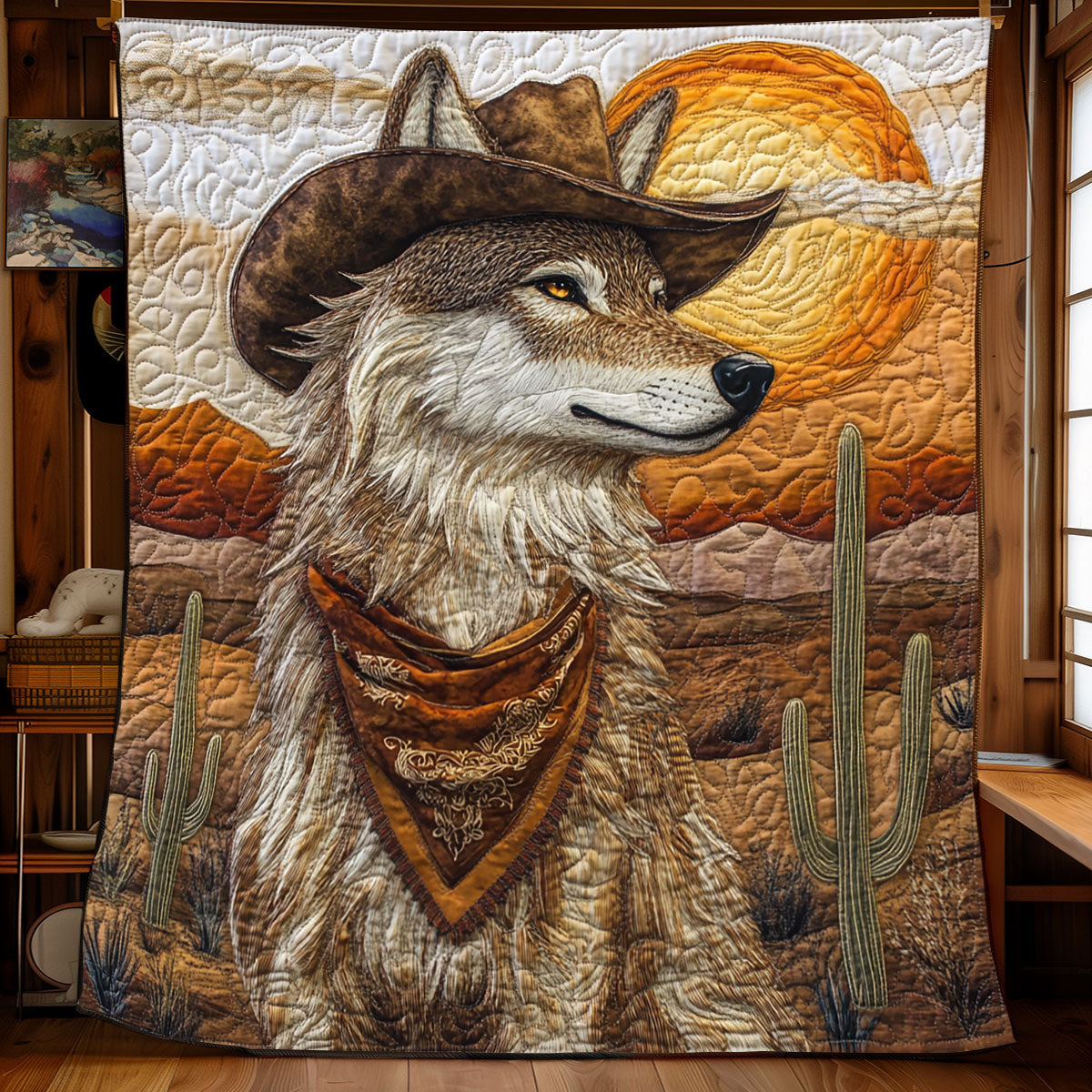 Cowboy Wolf XB0303021CL Quilt