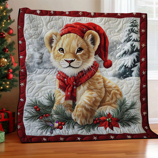 Santa Baby Lion WY0612033CL Quilt