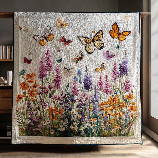 Floral Butterfly Garden CW1107003CL Quilt
