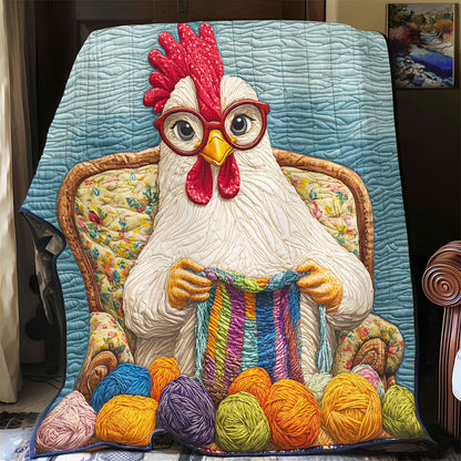 Knitting Chicken WY1911092CL Quilt