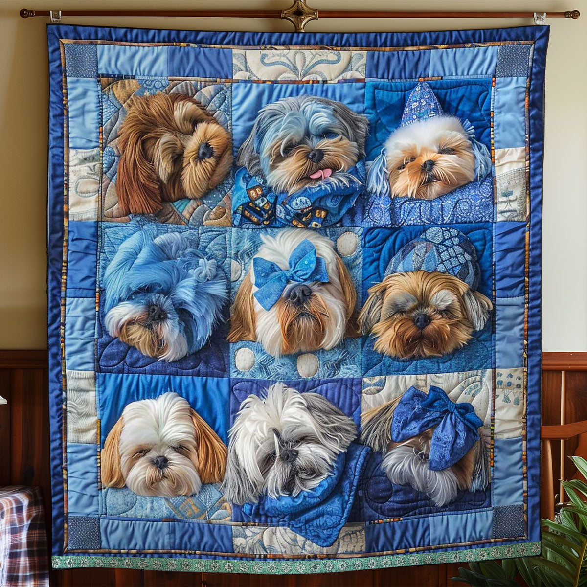 Shih Tzu Plush WN1209019CL Quilt