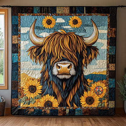 Cow Sunflower WT0410022CL Quilt