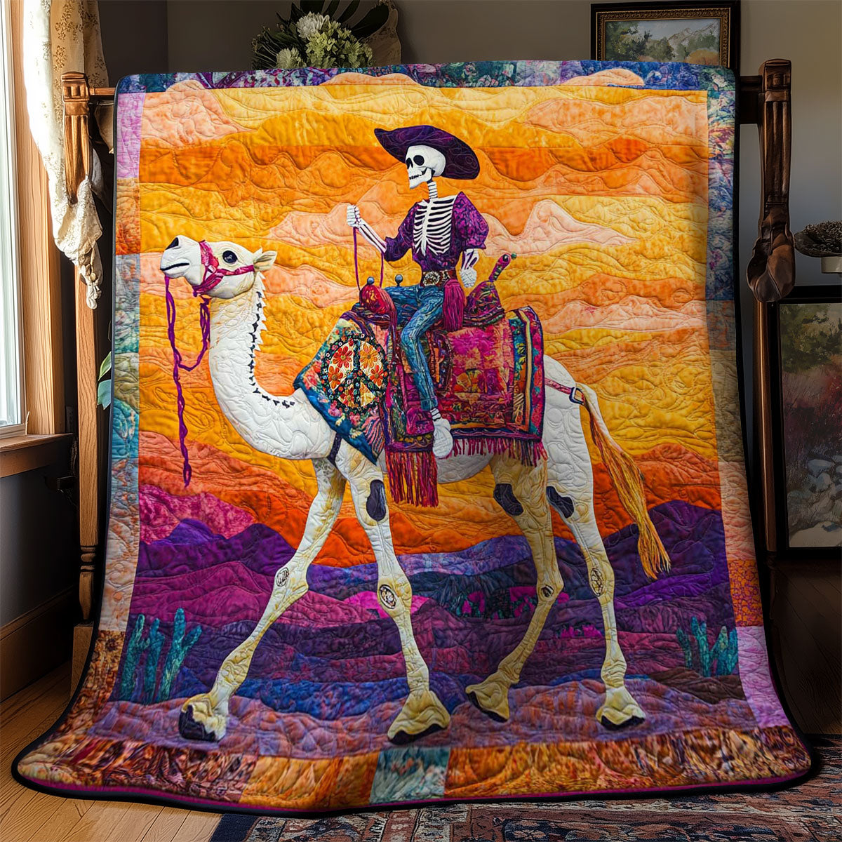 Ghostly Camel Trek WN0411049CL Quilt