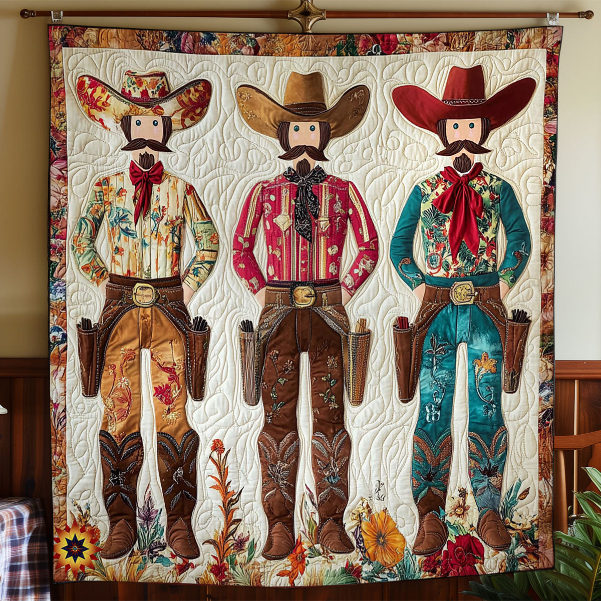 Nutcracker Cowboy WY0712030CL Quilt