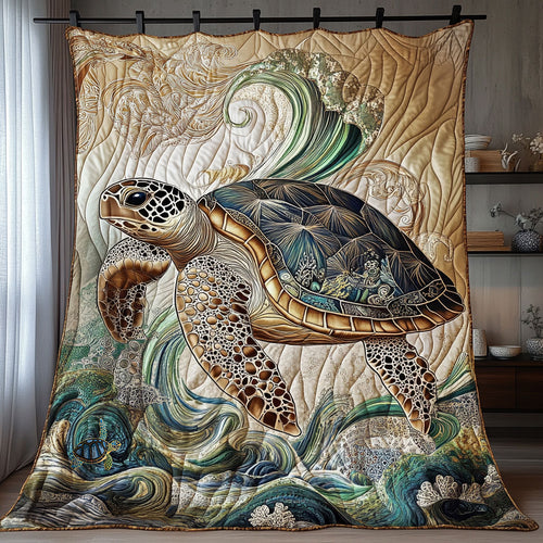 Ancient Turtle  WU2610065CL Quilt