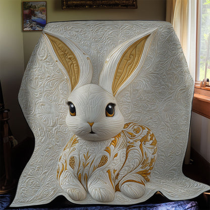 Royal White Rabbit WY2011017CL Quilt