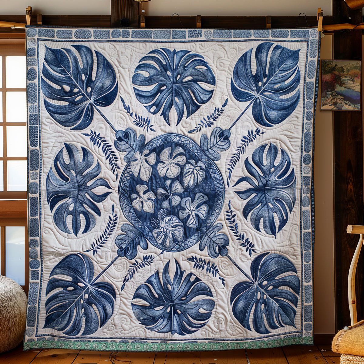 Hawaiian Leaf Dance WN1209086CL Quilt