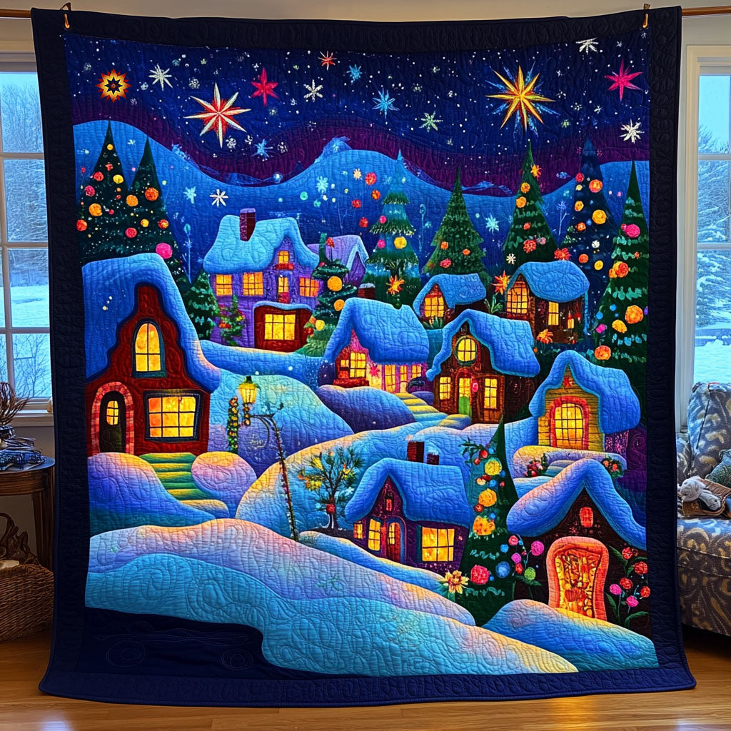 Christmas Village WJ0911006CL Quilt