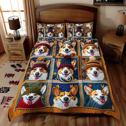 Cute Corgi WJ1209029CL Duvet Cover Set