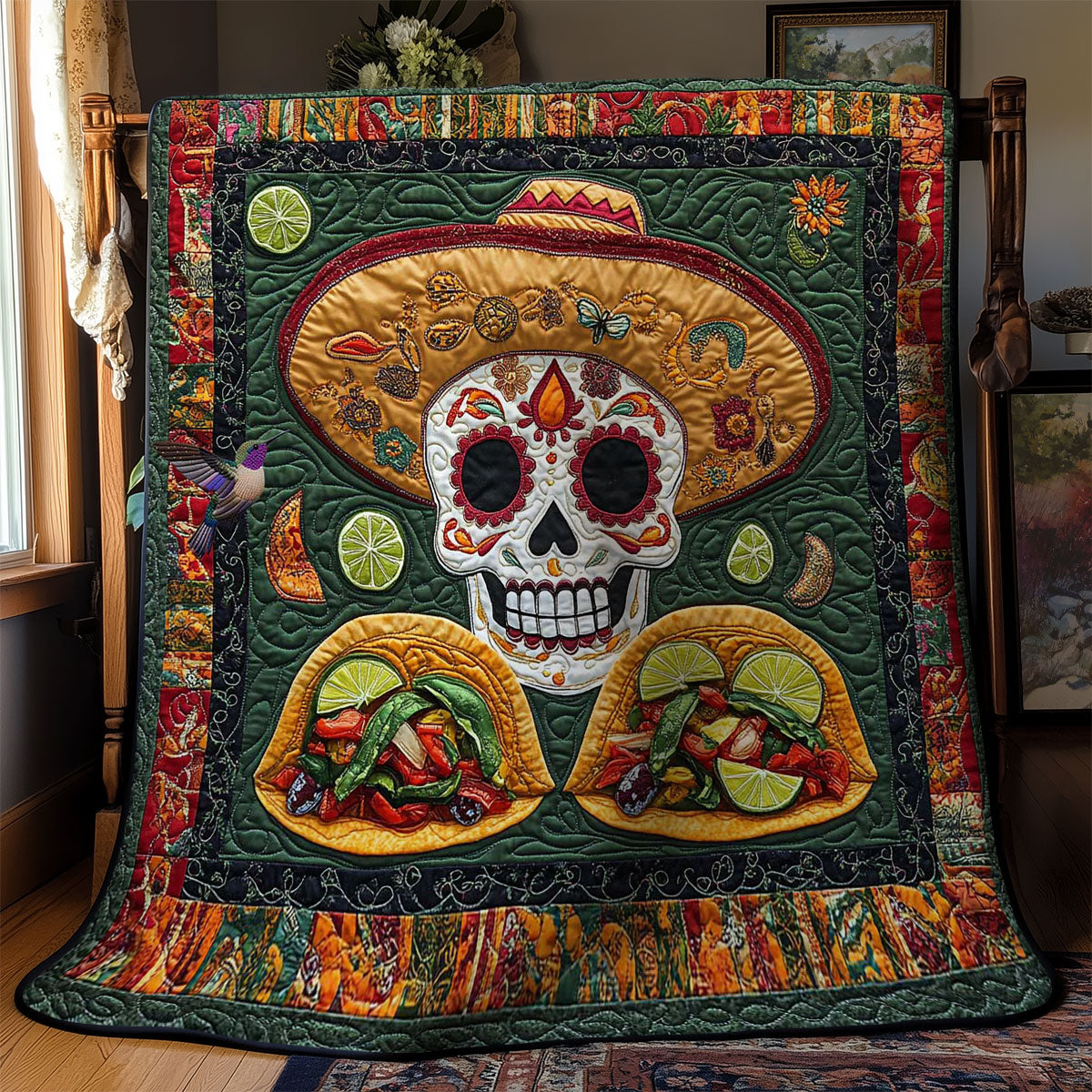 Sombrero Skull WN1712019CL Quilt