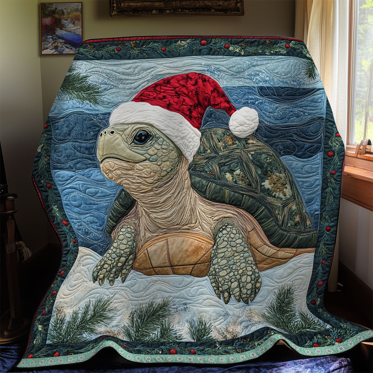 Turtle Sea Noel WX2211049CL Quilt