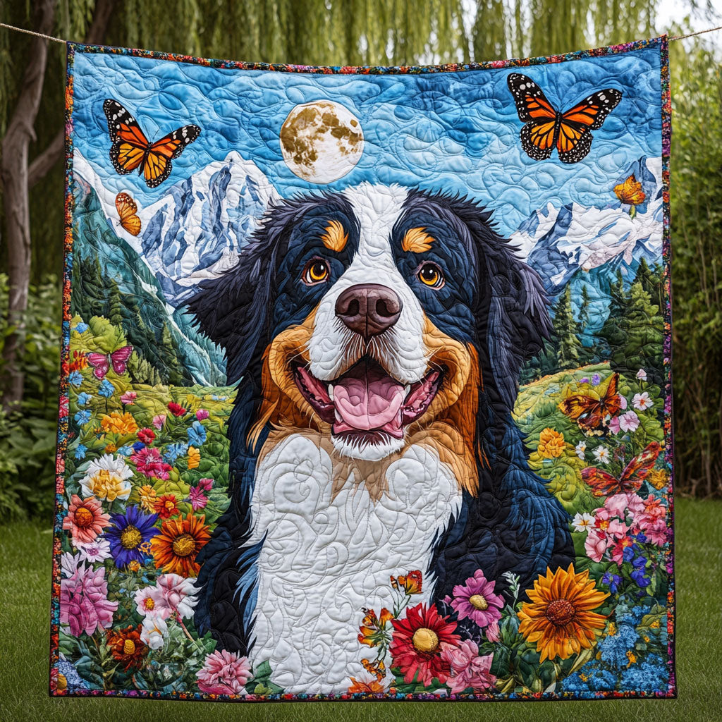 Bernese Mountain Happy WT0602016CL Quilt