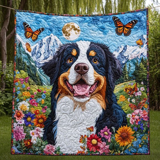 Bernese Mountain Happy WT0602016CL Quilt