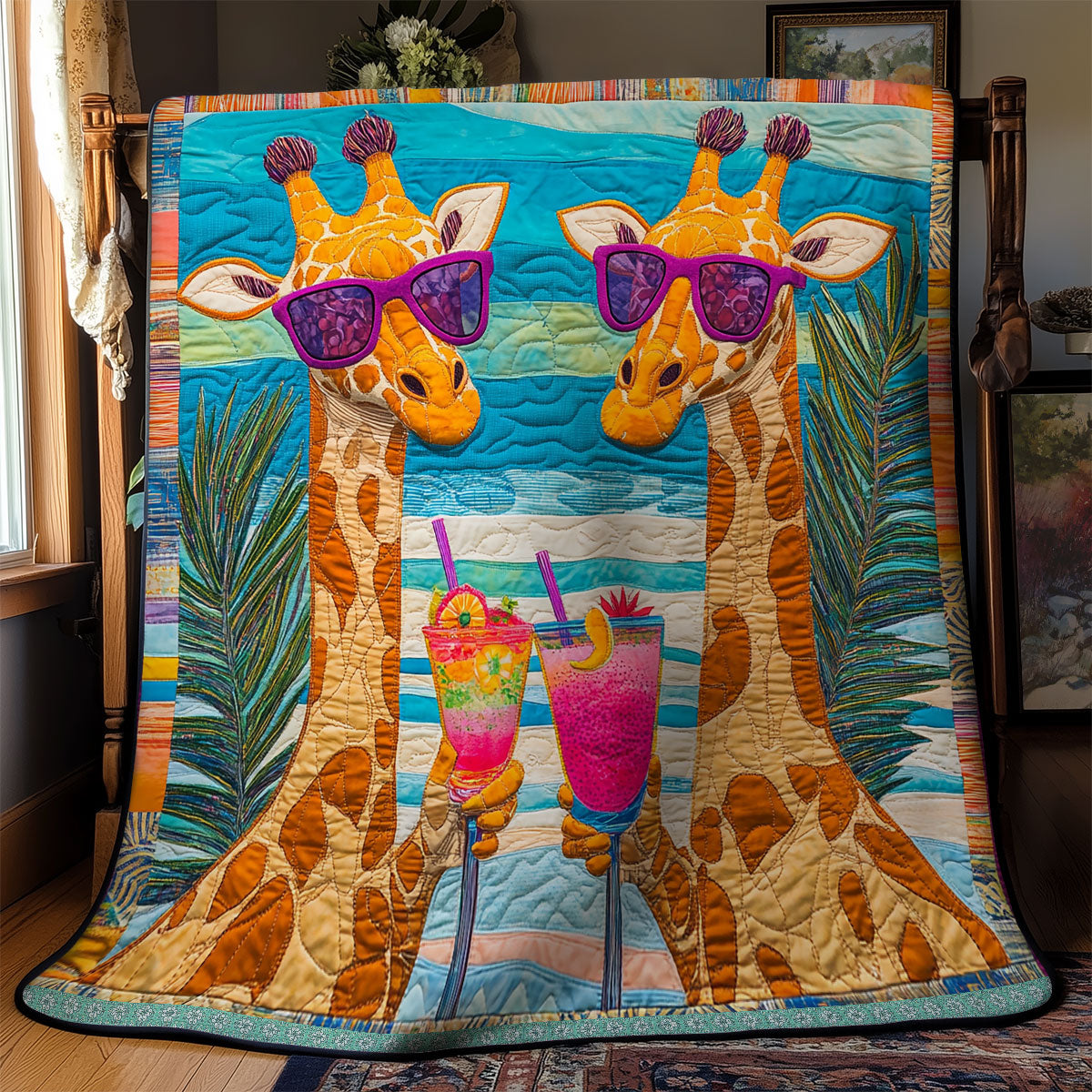 Cute Giraffe WX1312010CL Quilt