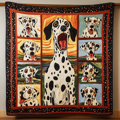 Dalmatian Howl WN2509102CL Quilt