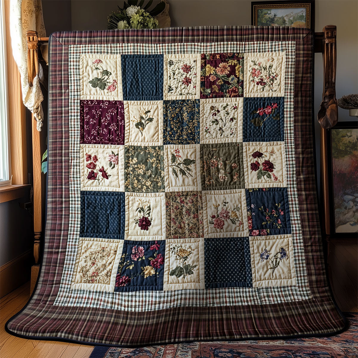 Flowers Garden WY1302018CL Quilt