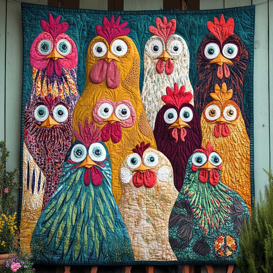 Chicken Friends WN1411012CL Quilt
