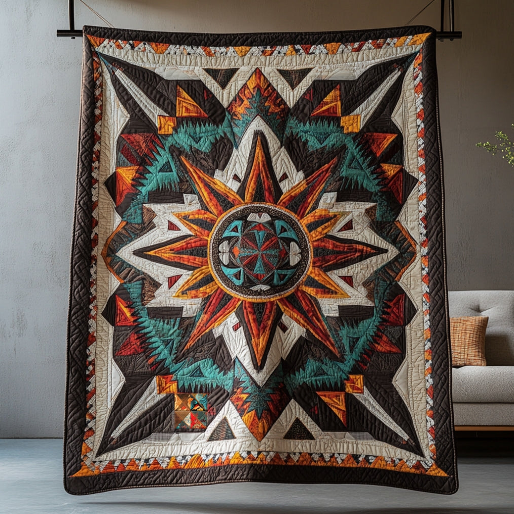Tribal Patchwork WU0912007CL Quilt