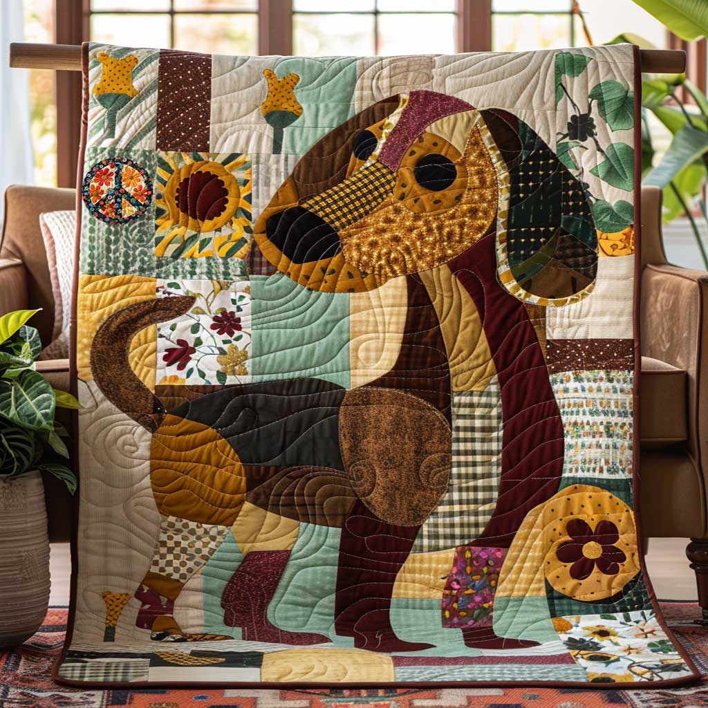 Whimsical Dachshund WN1510021CL Quilt