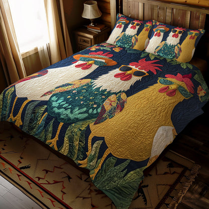 Adventurous Chicken WJ0911026CL Duvet Cover Set