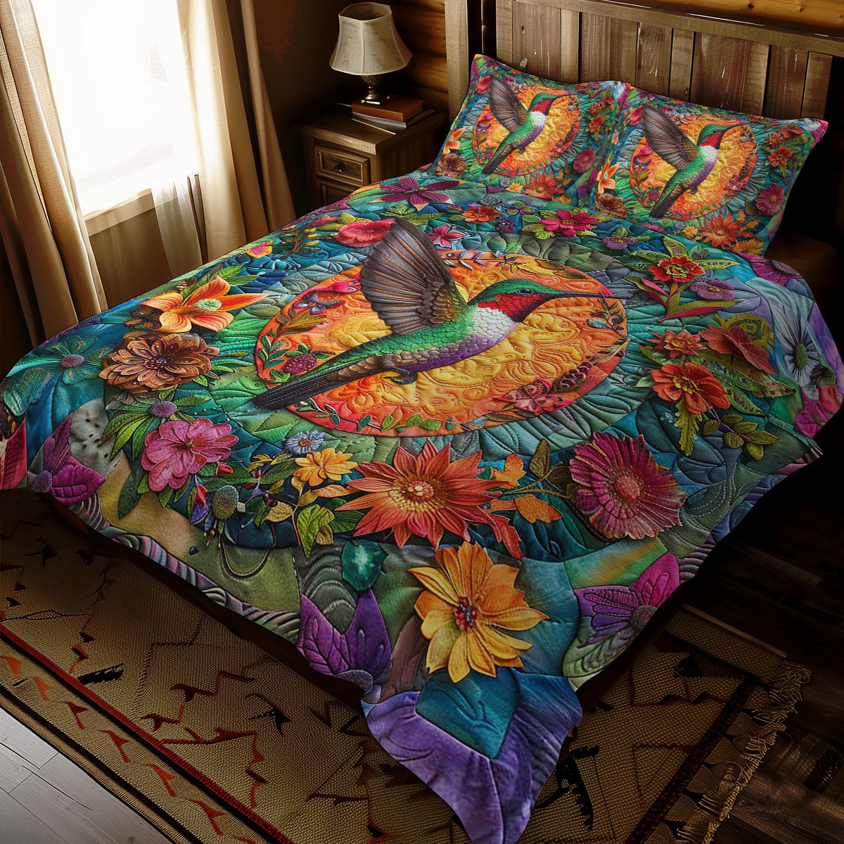 Tropical Hummingbird WJ2809029CL Duvet Cover Set