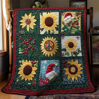 Winter Sunflower Bliss WN2111047CL Quilt