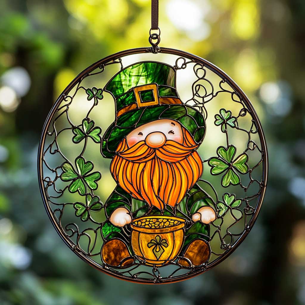 Fortune Gnome WN0402053CL Suncatcher