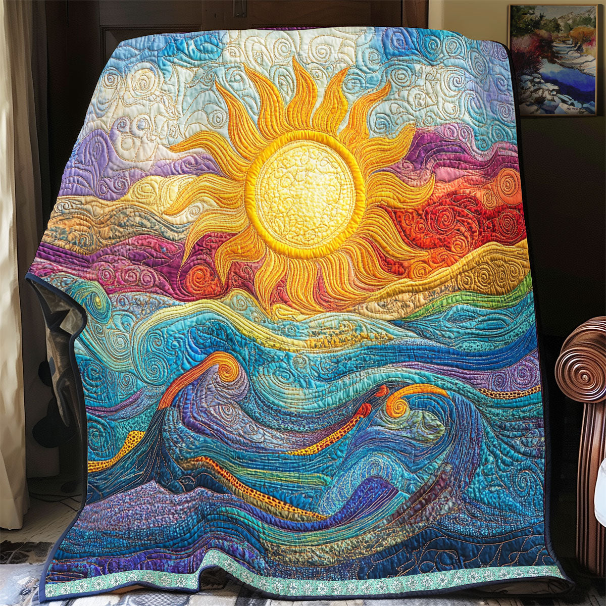 Hippie Sky Wave WX2012036CL Quilt