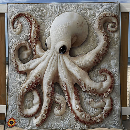 White Octopus WY1012057CL Quilt