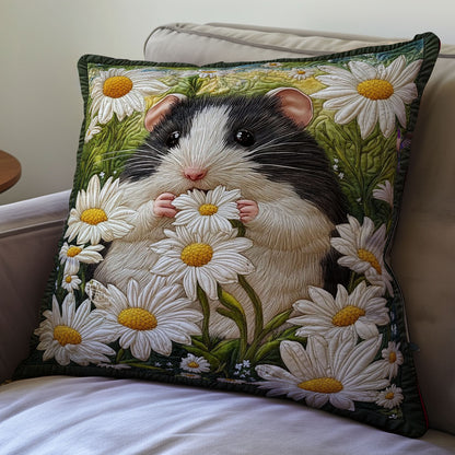 Flower Hamster WY0412117CL Quilt Pillow Case