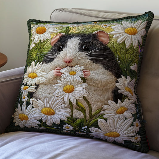 Flower Hamster WY0412117CL Quilt Pillow Case
