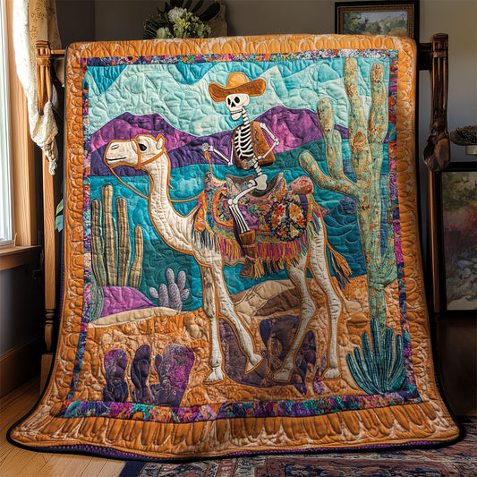 Desert Skeleton Cowboy WN0411042CL Quilt