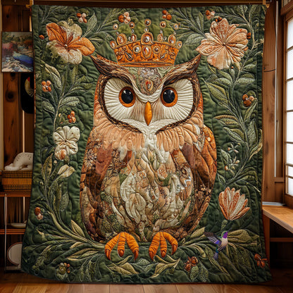 King Owl In Forest WY1712016CL Quilt