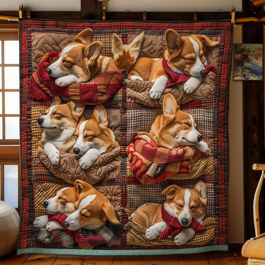 Corgi Plush WN1209036CL Quilt