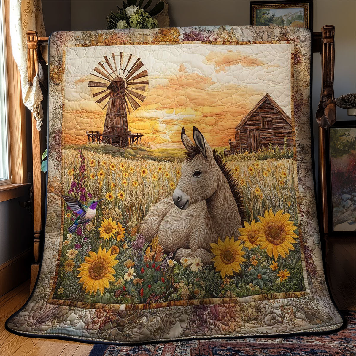 Donkey Haven WN2111063CL Quilt