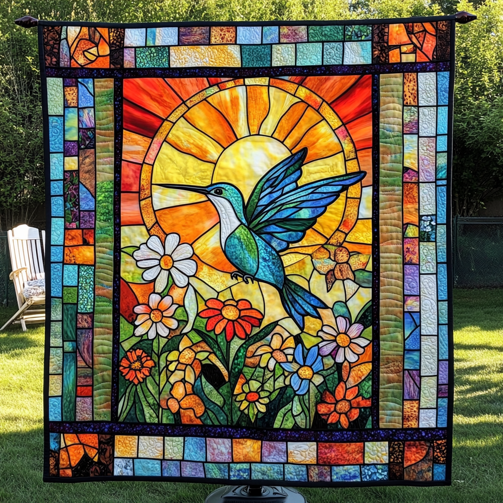 Vibrant Hummingbird WN2009063CL Quilt