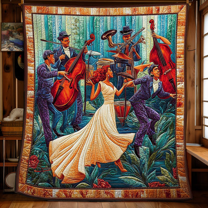Jazz Band And Dancers WY1701047CL Quilt