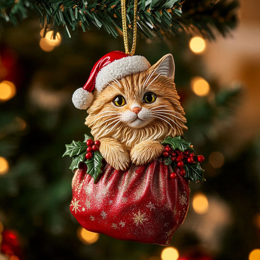 Jolly Maine Coon CW2411112CL Christmas Ornament