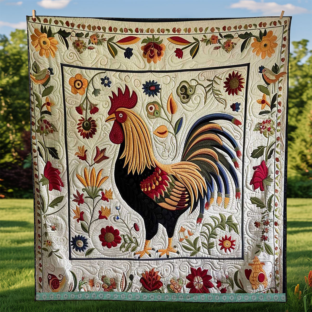 Chicken WJ1209001CL Quilt