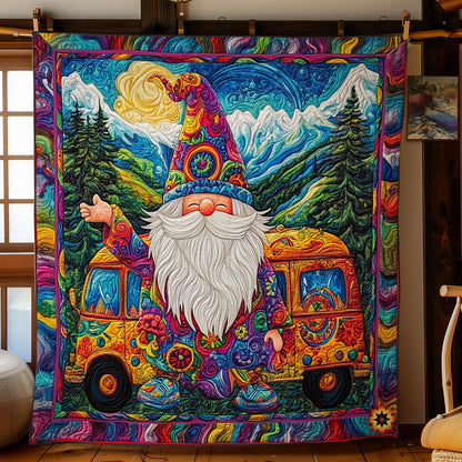 Hippie Gnome Camping WY1312014CL Quilt