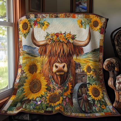 Highland Bull WY2311005CL Quilt
