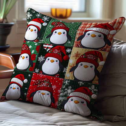 Christmas Penguin WJ2809030CL Quilt Pillow Case