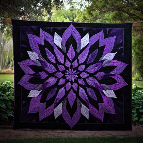 Purple Twilight Bloom WN2709003CL Quilt