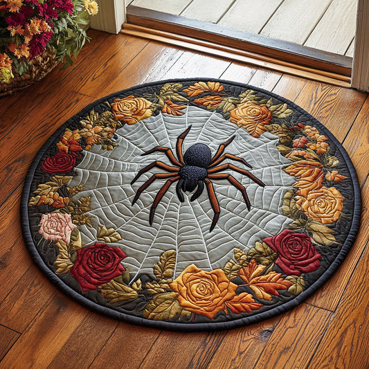 Floral Silk CP2005031CL Quilted Round Mat
