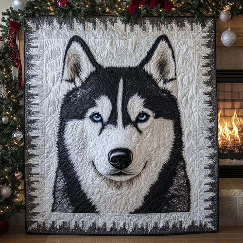 Loyal Gaze Husky YR1401002CL Quilt